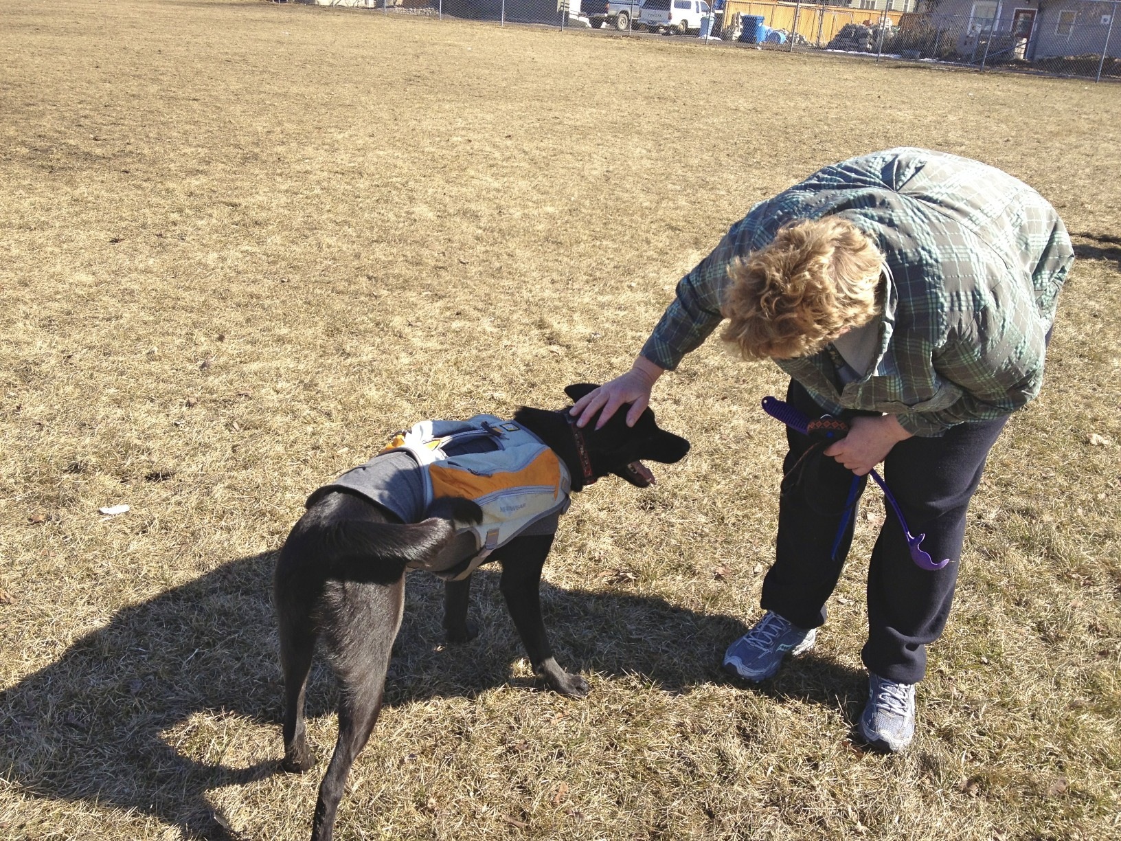 Darwin and Renee in the park