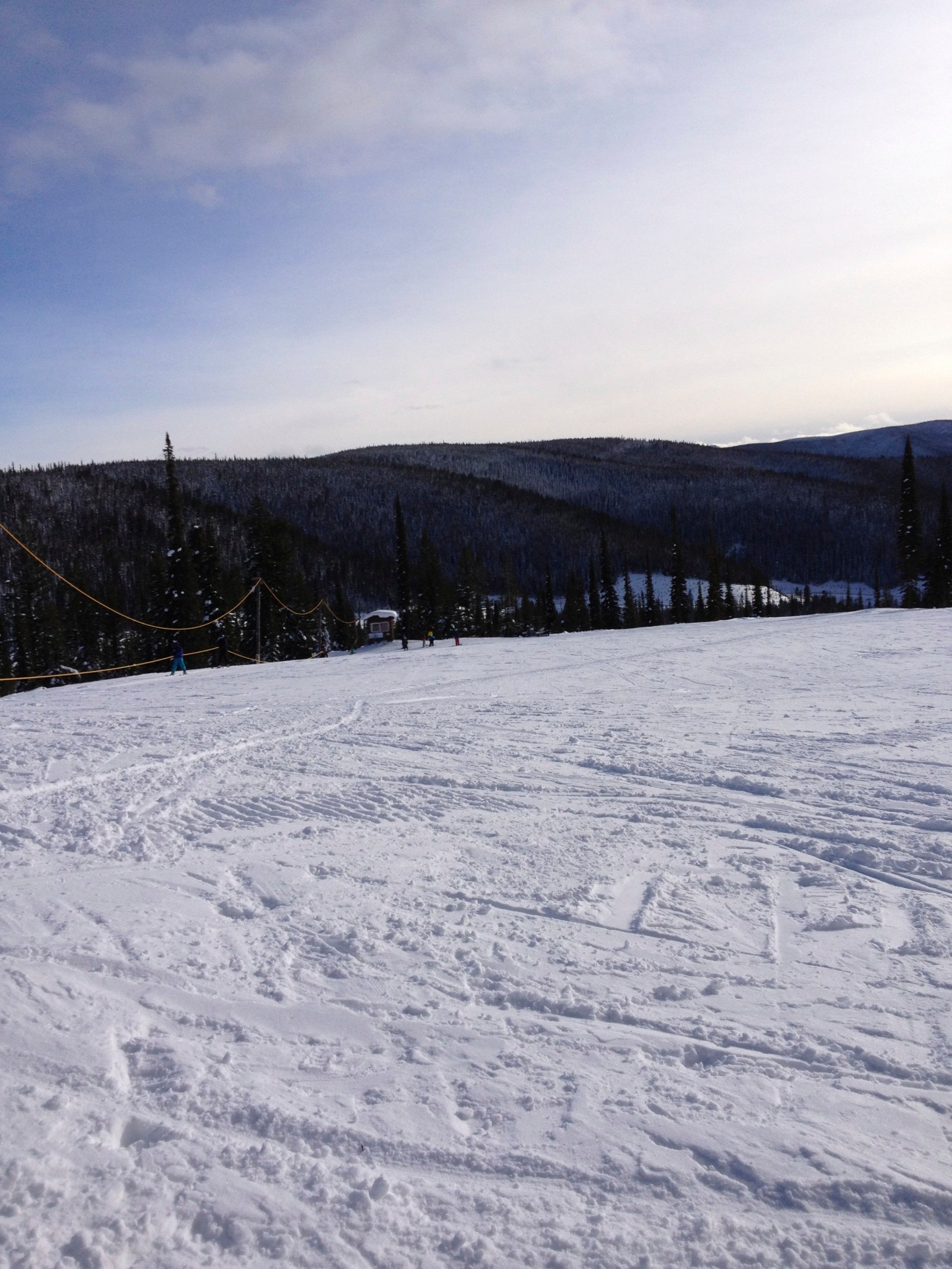 The rope tow at Lost Trail