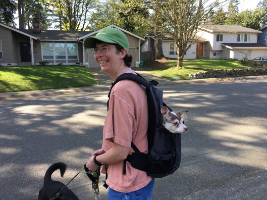 Just last April on a neighborhood walk.